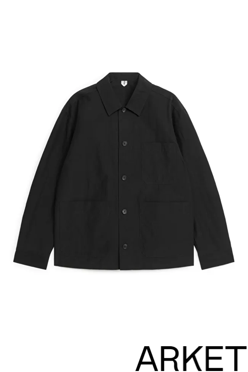 svart overshirt