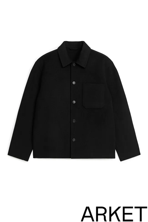 svart overshirt