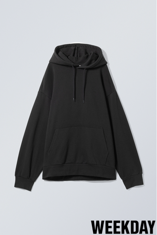 weekday hoodie svart